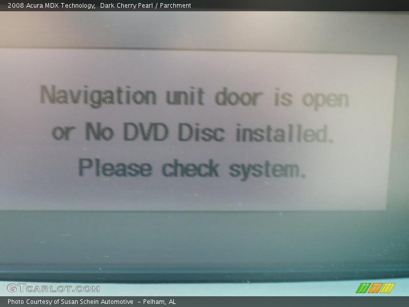 Dark Cherry Pearl / Parchment 2008 Acura MDX Technology