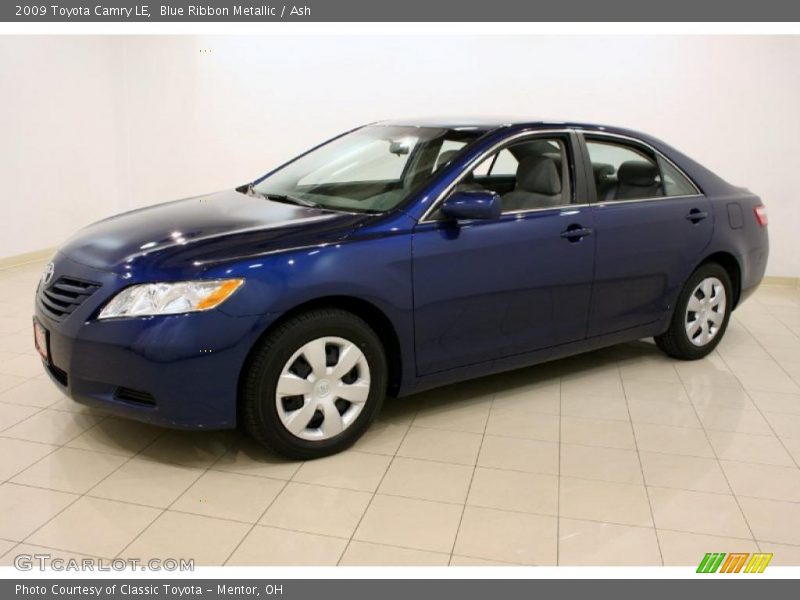 Blue Ribbon Metallic / Ash 2009 Toyota Camry LE