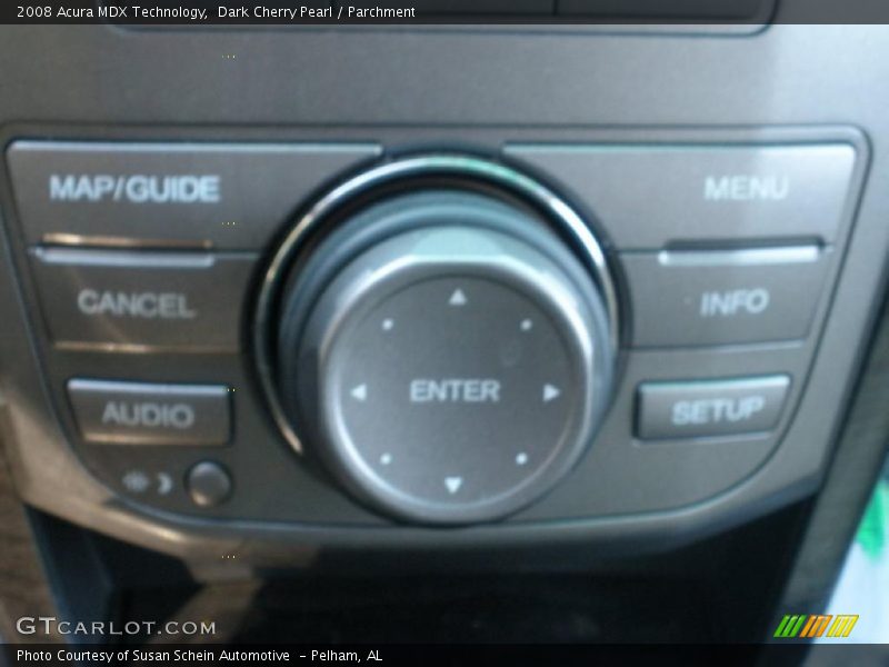 Dark Cherry Pearl / Parchment 2008 Acura MDX Technology