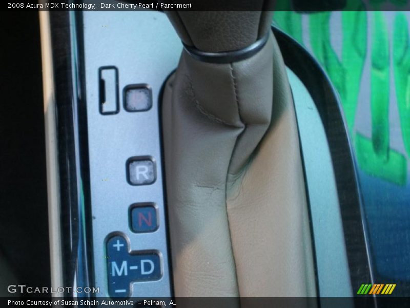 Dark Cherry Pearl / Parchment 2008 Acura MDX Technology