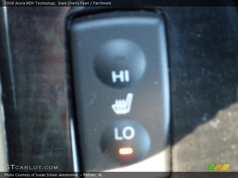 Dark Cherry Pearl / Parchment 2008 Acura MDX Technology
