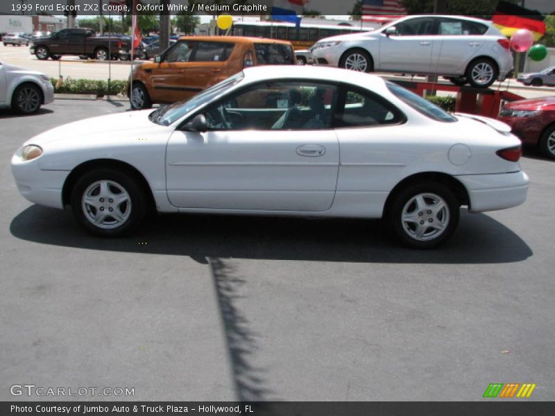 Oxford White / Medium Graphite 1999 Ford Escort ZX2 Coupe