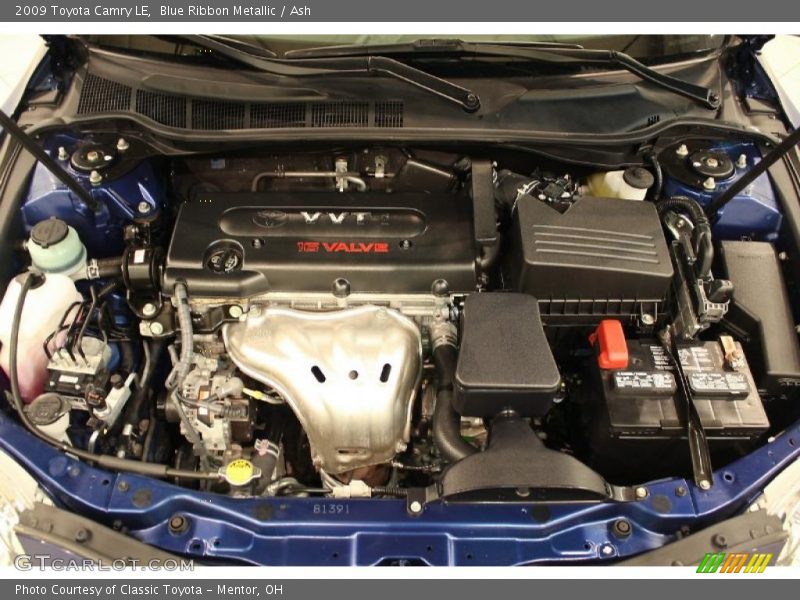 Blue Ribbon Metallic / Ash 2009 Toyota Camry LE