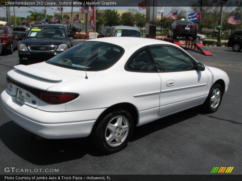 Oxford White / Medium Graphite 1999 Ford Escort ZX2 Coupe
