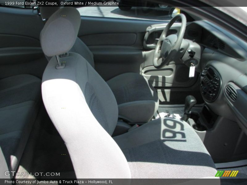 Oxford White / Medium Graphite 1999 Ford Escort ZX2 Coupe