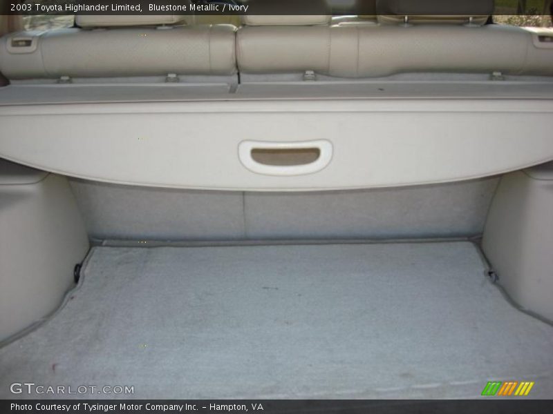 Bluestone Metallic / Ivory 2003 Toyota Highlander Limited