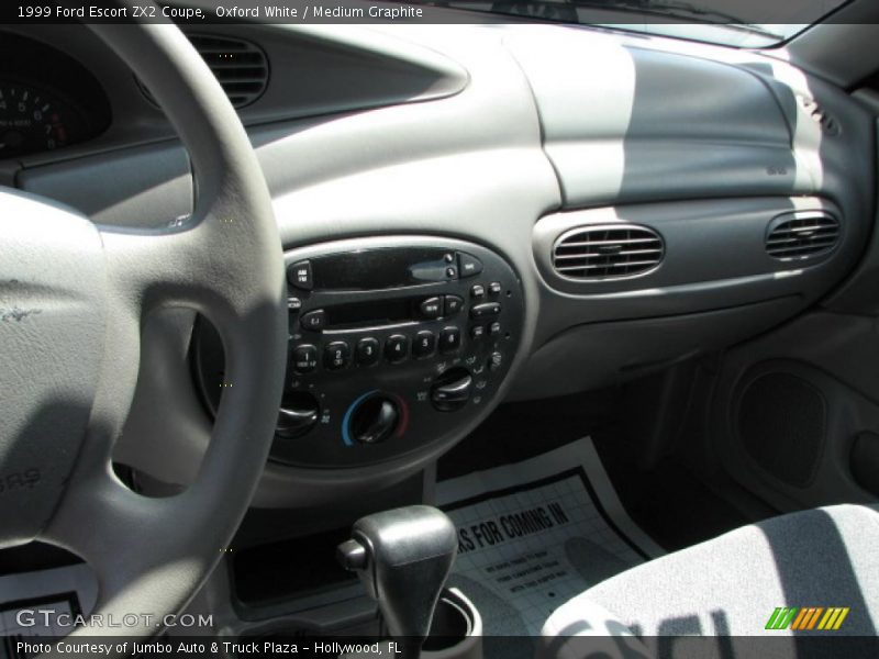 Oxford White / Medium Graphite 1999 Ford Escort ZX2 Coupe