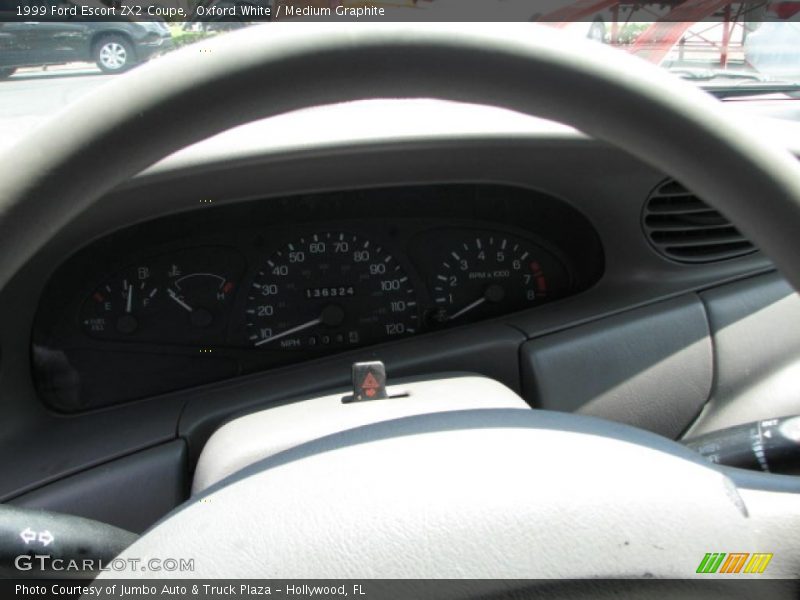 Oxford White / Medium Graphite 1999 Ford Escort ZX2 Coupe