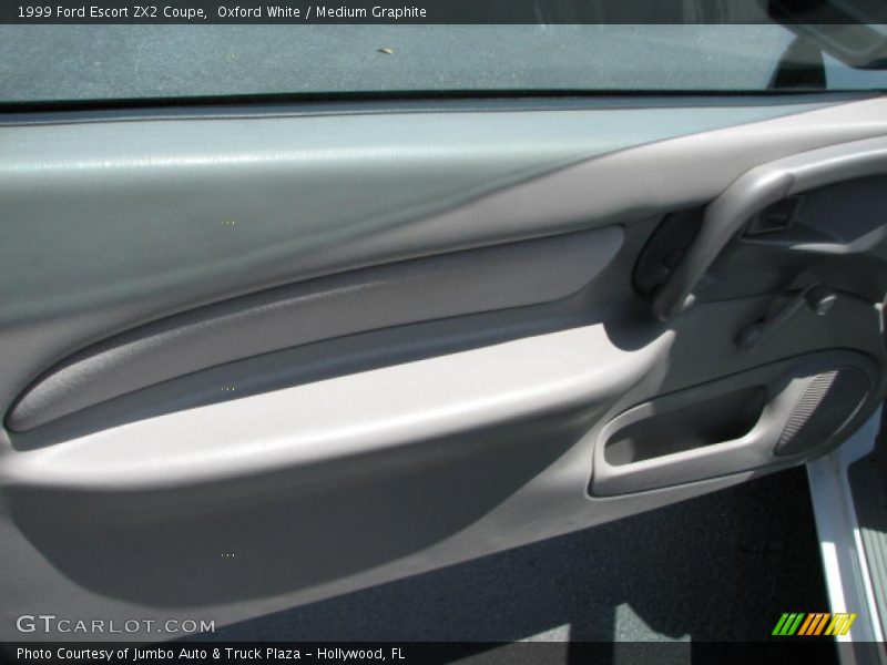 Oxford White / Medium Graphite 1999 Ford Escort ZX2 Coupe