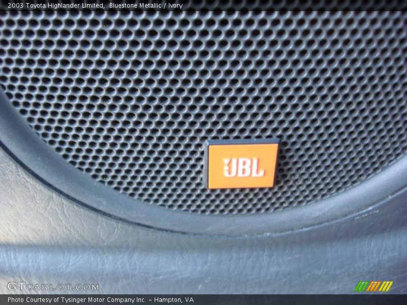 Bluestone Metallic / Ivory 2003 Toyota Highlander Limited