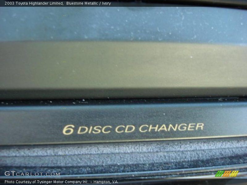 Bluestone Metallic / Ivory 2003 Toyota Highlander Limited