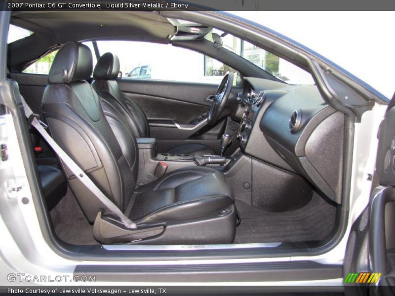 Liquid Silver Metallic / Ebony 2007 Pontiac G6 GT Convertible