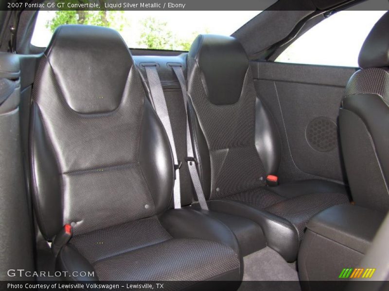 Liquid Silver Metallic / Ebony 2007 Pontiac G6 GT Convertible