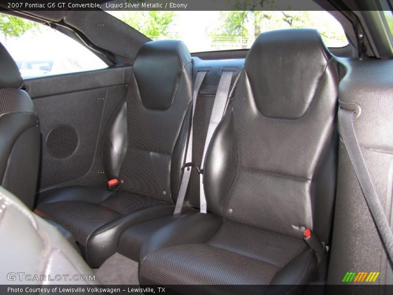 Liquid Silver Metallic / Ebony 2007 Pontiac G6 GT Convertible