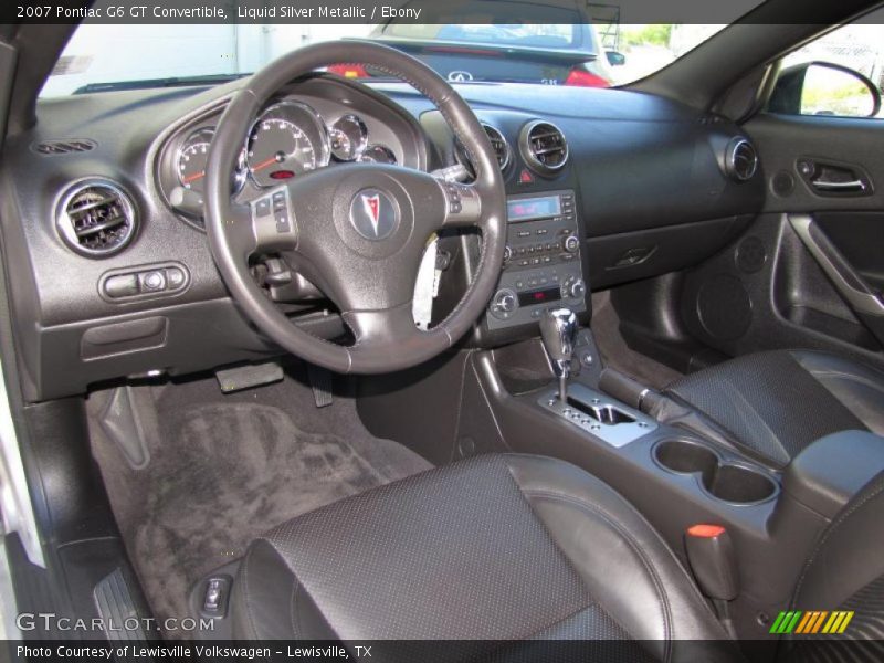 Liquid Silver Metallic / Ebony 2007 Pontiac G6 GT Convertible