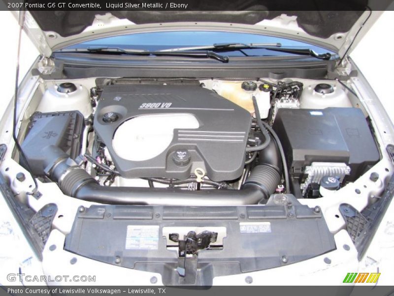 Liquid Silver Metallic / Ebony 2007 Pontiac G6 GT Convertible