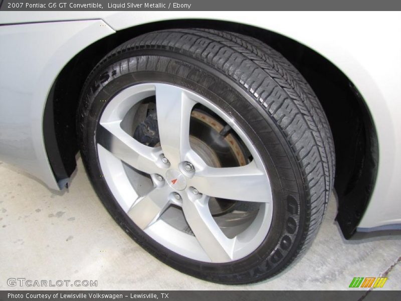 Liquid Silver Metallic / Ebony 2007 Pontiac G6 GT Convertible