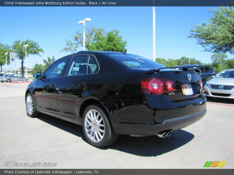 Black / Art Grey 2008 Volkswagen Jetta Wolfsburg Edition Sedan