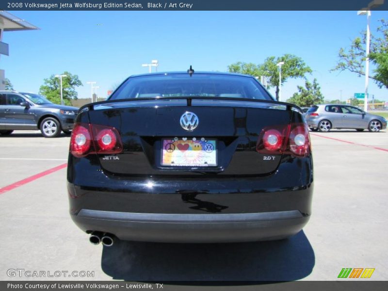 Black / Art Grey 2008 Volkswagen Jetta Wolfsburg Edition Sedan