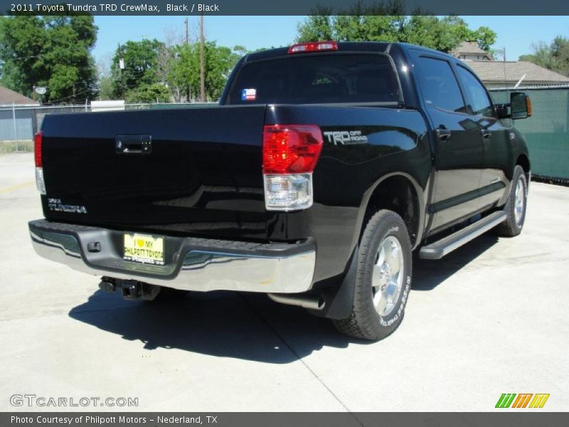 Black / Black 2011 Toyota Tundra TRD CrewMax