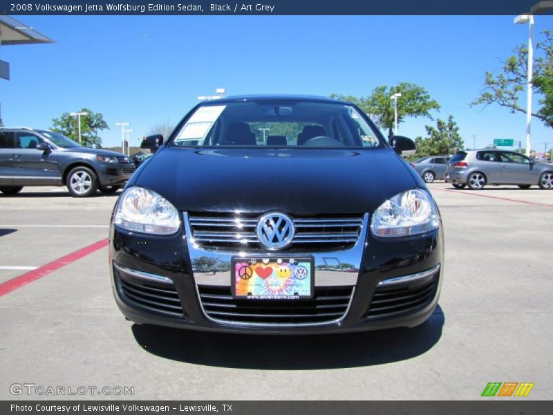 Black / Art Grey 2008 Volkswagen Jetta Wolfsburg Edition Sedan