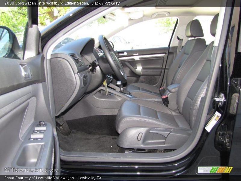 Black / Art Grey 2008 Volkswagen Jetta Wolfsburg Edition Sedan