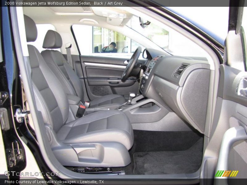 Black / Art Grey 2008 Volkswagen Jetta Wolfsburg Edition Sedan