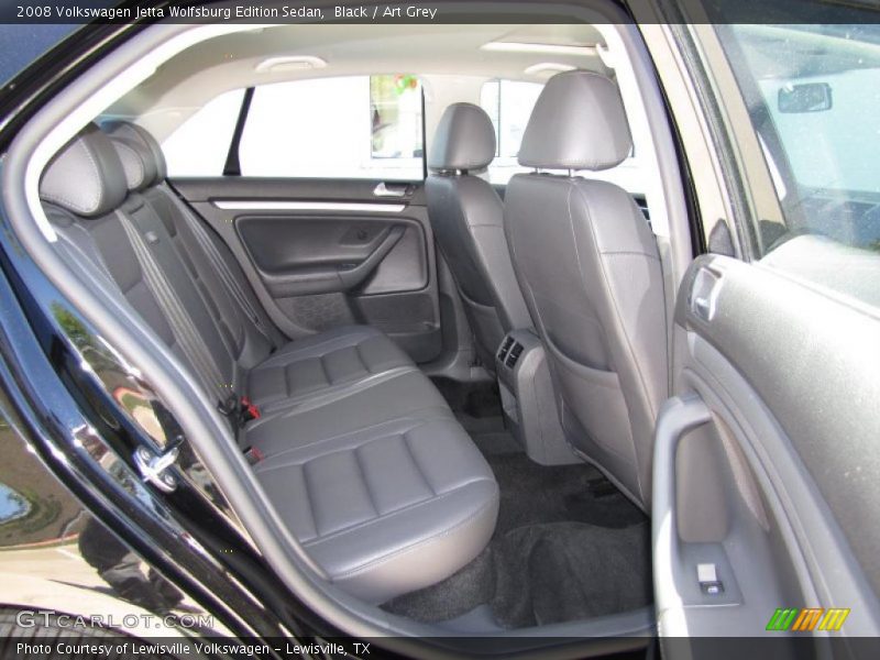 Black / Art Grey 2008 Volkswagen Jetta Wolfsburg Edition Sedan