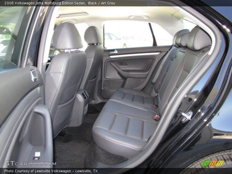 Black / Art Grey 2008 Volkswagen Jetta Wolfsburg Edition Sedan