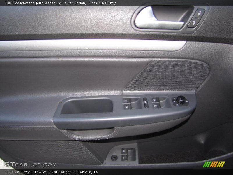 Black / Art Grey 2008 Volkswagen Jetta Wolfsburg Edition Sedan