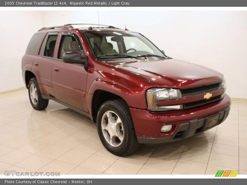 Majestic Red Metallic / Light Gray 2005 Chevrolet TrailBlazer LS 4x4