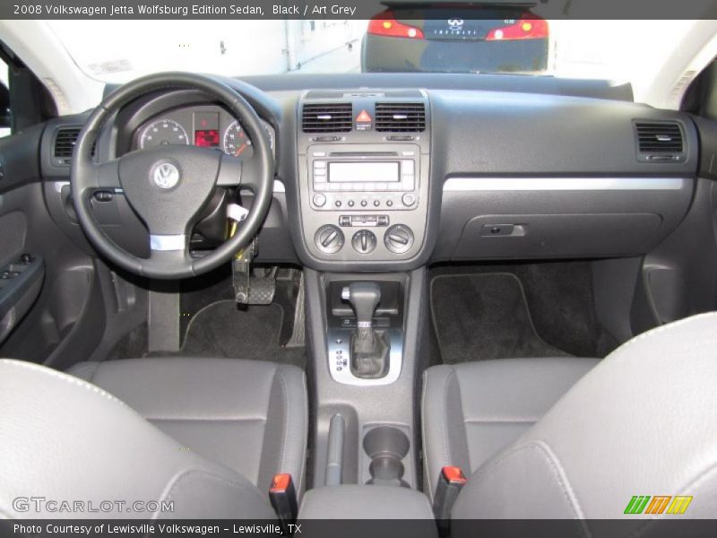 Black / Art Grey 2008 Volkswagen Jetta Wolfsburg Edition Sedan