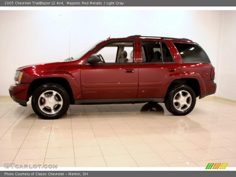 Majestic Red Metallic / Light Gray 2005 Chevrolet TrailBlazer LS 4x4