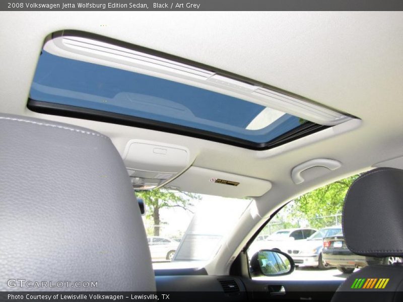 Black / Art Grey 2008 Volkswagen Jetta Wolfsburg Edition Sedan