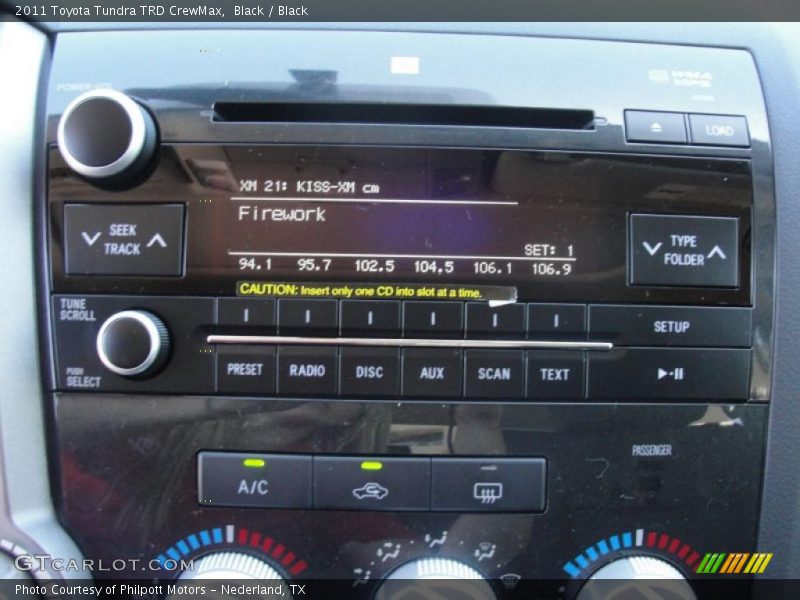 Controls of 2011 Tundra TRD CrewMax