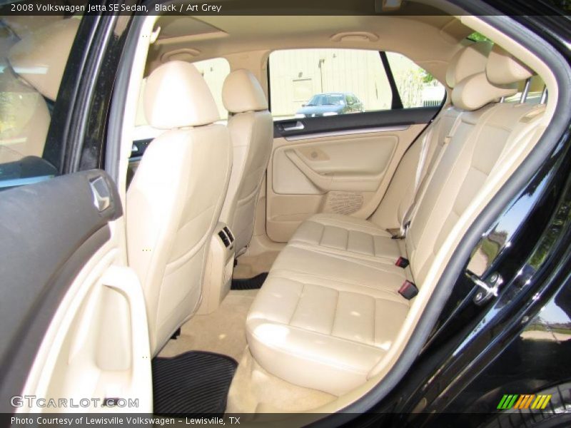 Black / Art Grey 2008 Volkswagen Jetta SE Sedan