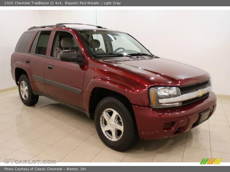 Majestic Red Metallic / Light Gray 2005 Chevrolet TrailBlazer LS 4x4