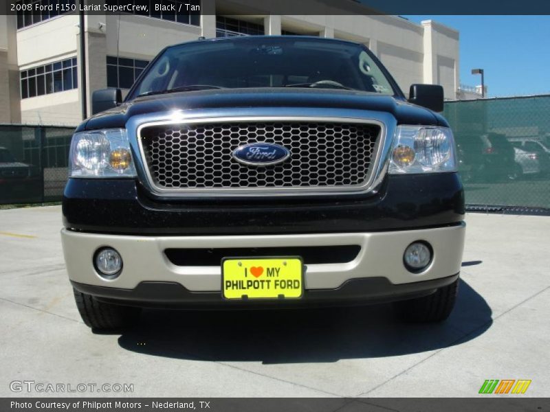 Black / Tan 2008 Ford F150 Lariat SuperCrew