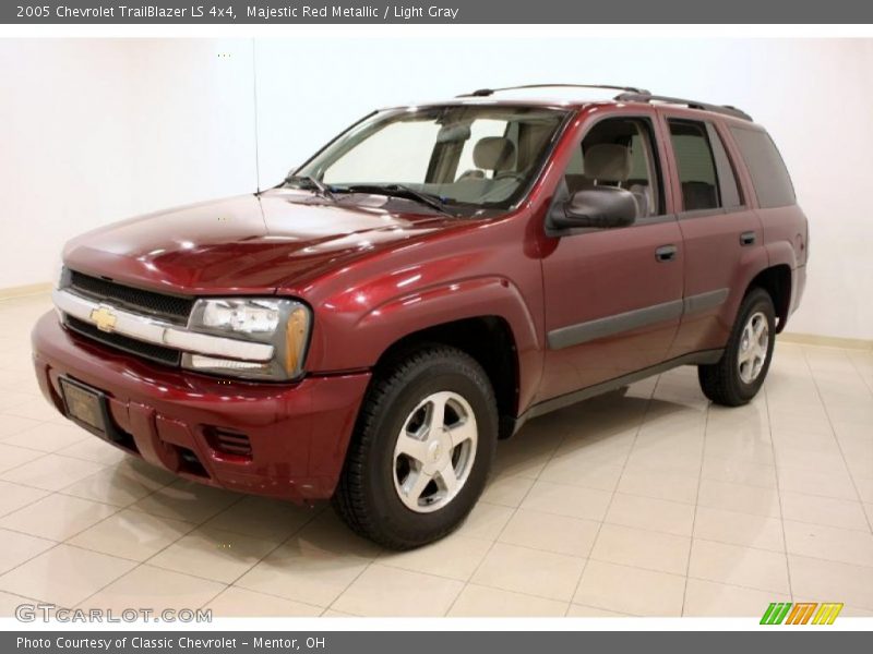 Majestic Red Metallic / Light Gray 2005 Chevrolet TrailBlazer LS 4x4