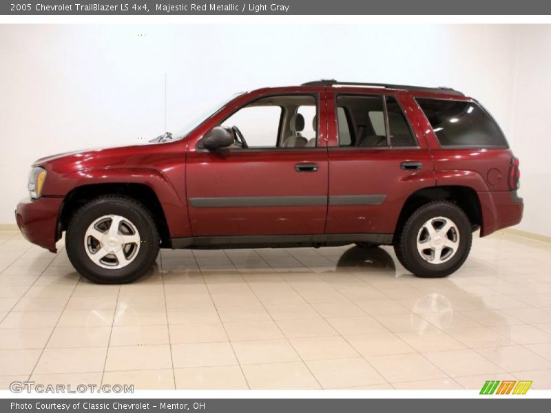 Majestic Red Metallic / Light Gray 2005 Chevrolet TrailBlazer LS 4x4