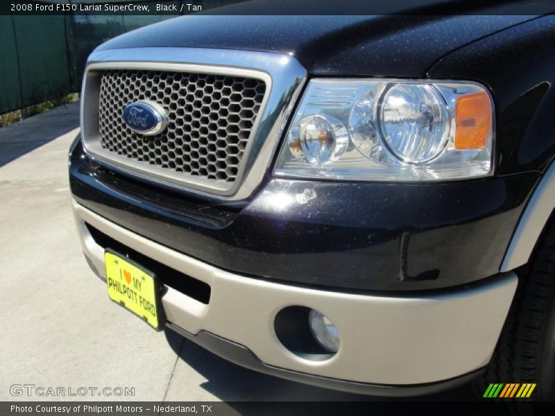 Black / Tan 2008 Ford F150 Lariat SuperCrew