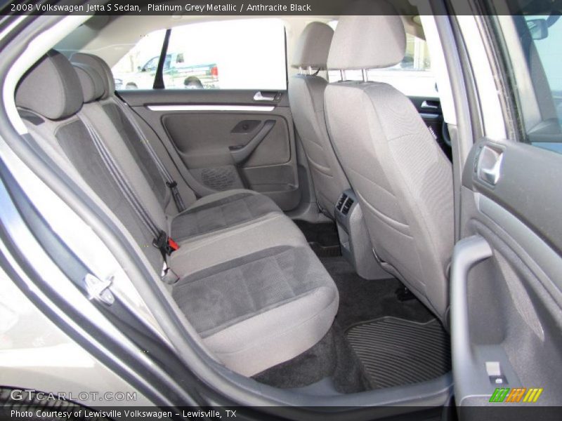 Platinum Grey Metallic / Anthracite Black 2008 Volkswagen Jetta S Sedan