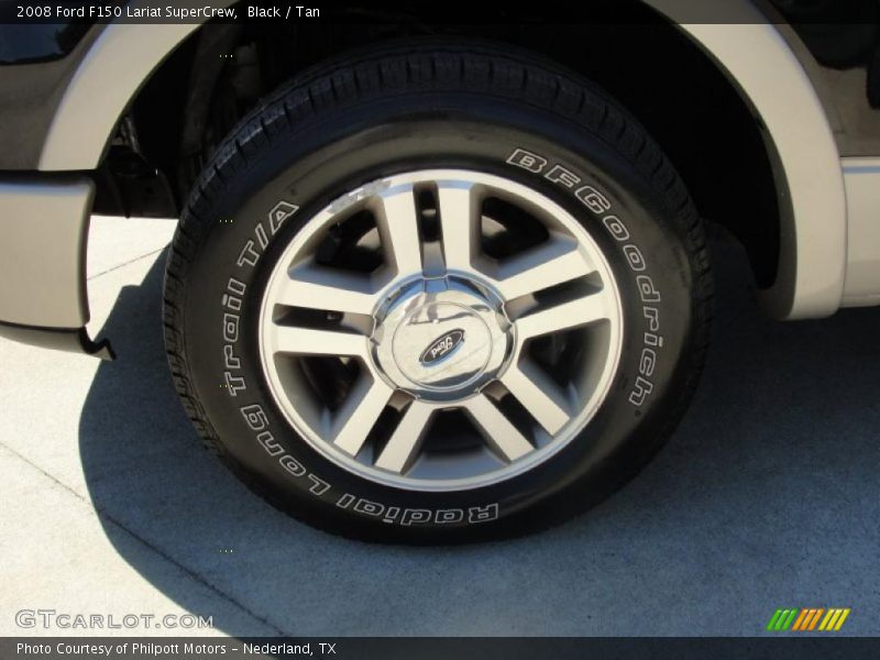 Black / Tan 2008 Ford F150 Lariat SuperCrew