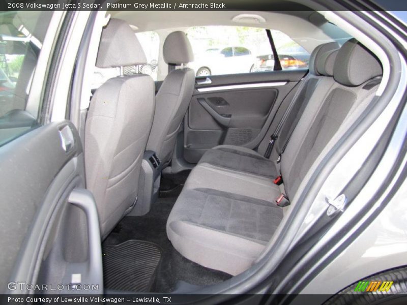 Platinum Grey Metallic / Anthracite Black 2008 Volkswagen Jetta S Sedan