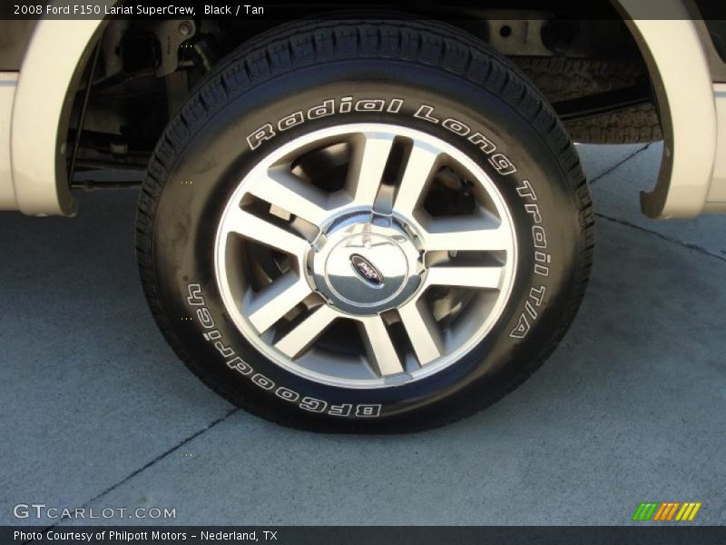 Black / Tan 2008 Ford F150 Lariat SuperCrew
