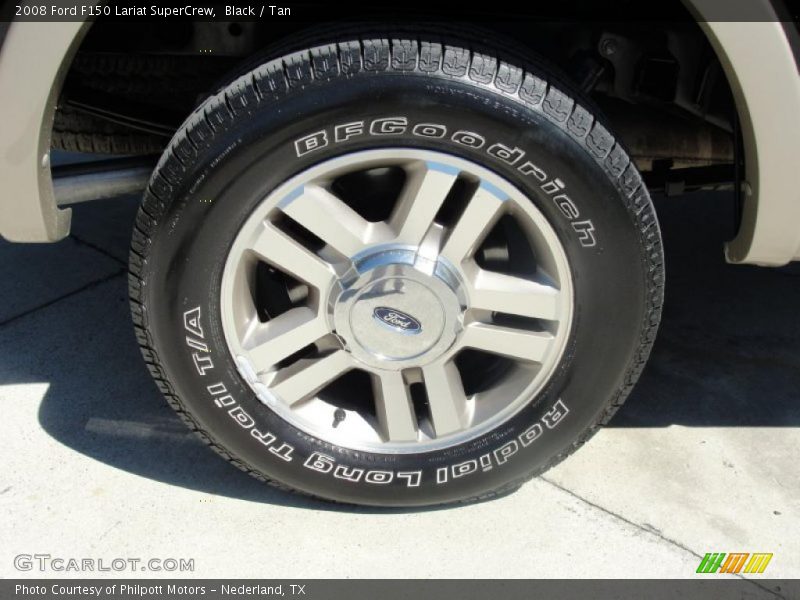 Black / Tan 2008 Ford F150 Lariat SuperCrew