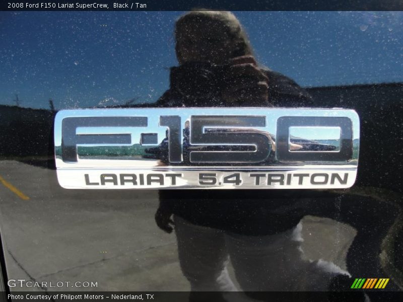 Black / Tan 2008 Ford F150 Lariat SuperCrew