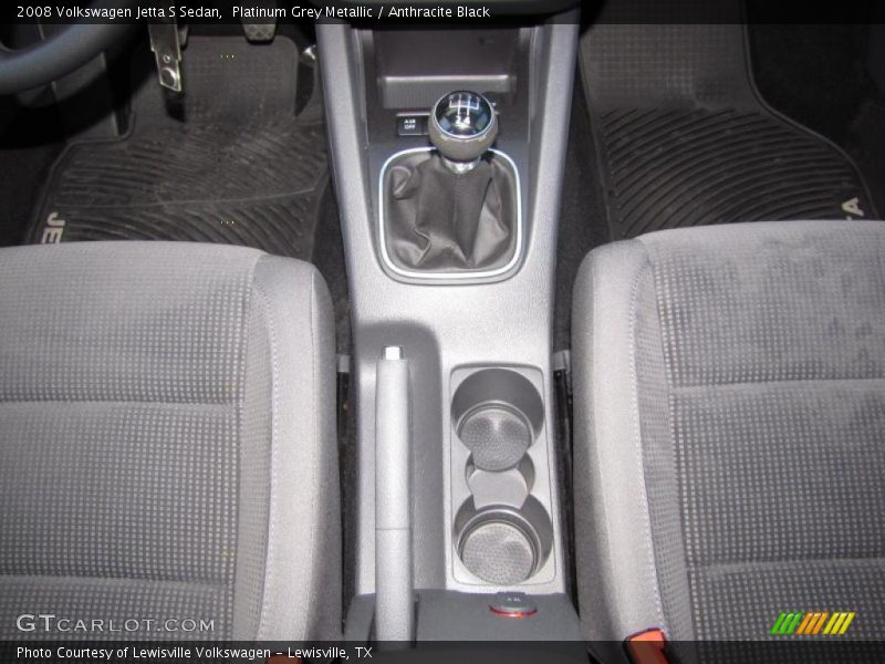 Platinum Grey Metallic / Anthracite Black 2008 Volkswagen Jetta S Sedan