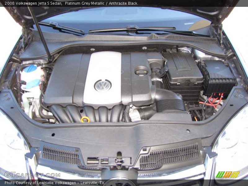 Platinum Grey Metallic / Anthracite Black 2008 Volkswagen Jetta S Sedan