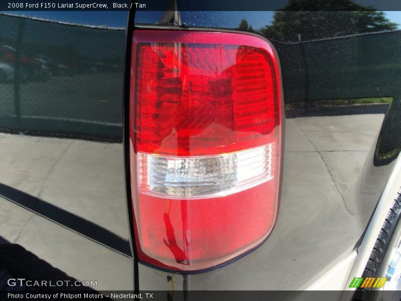 Black / Tan 2008 Ford F150 Lariat SuperCrew
